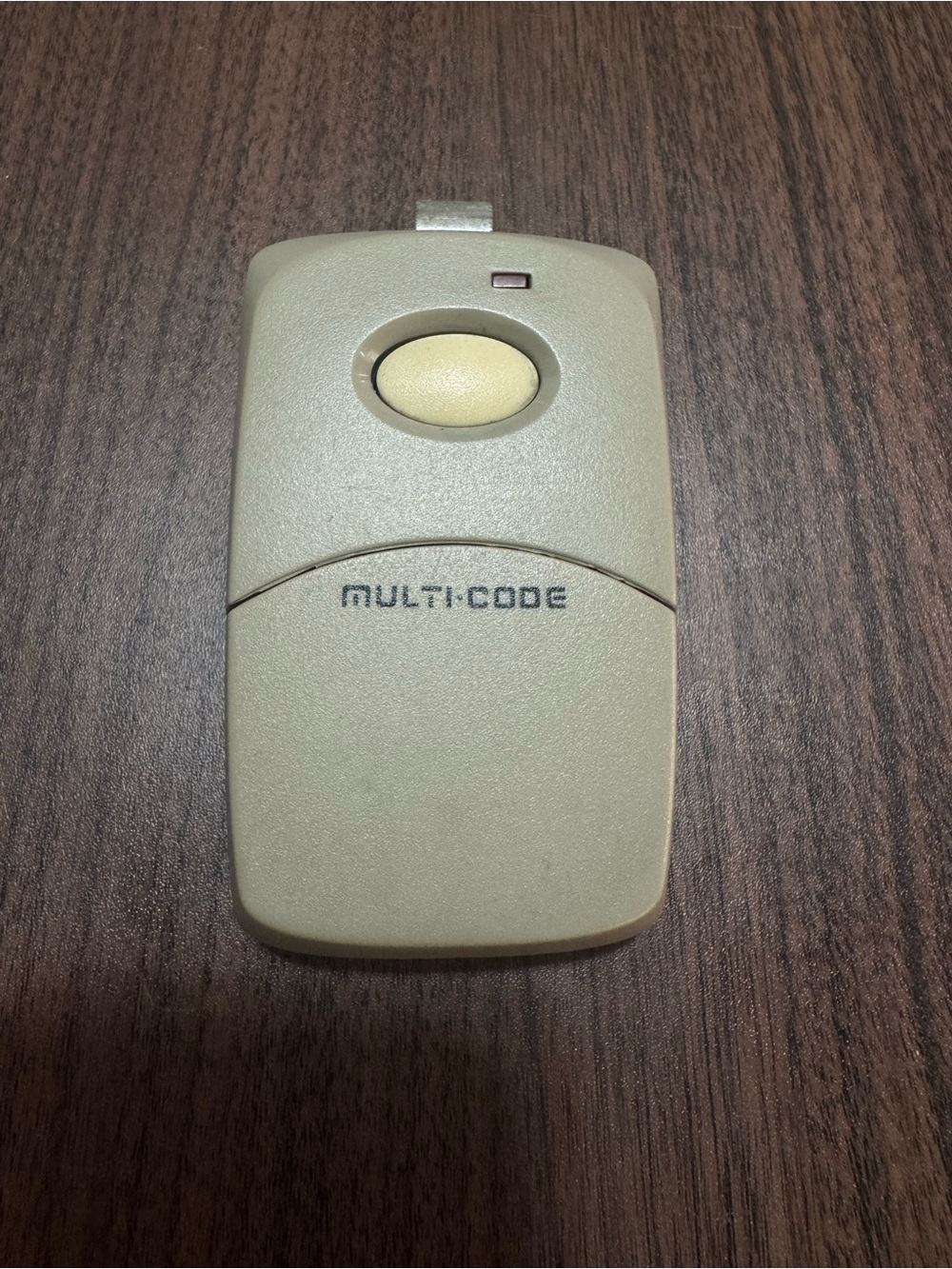 Multi-Code 1-Button Garage Door Remote Gray Model 308911 for Linear 3089